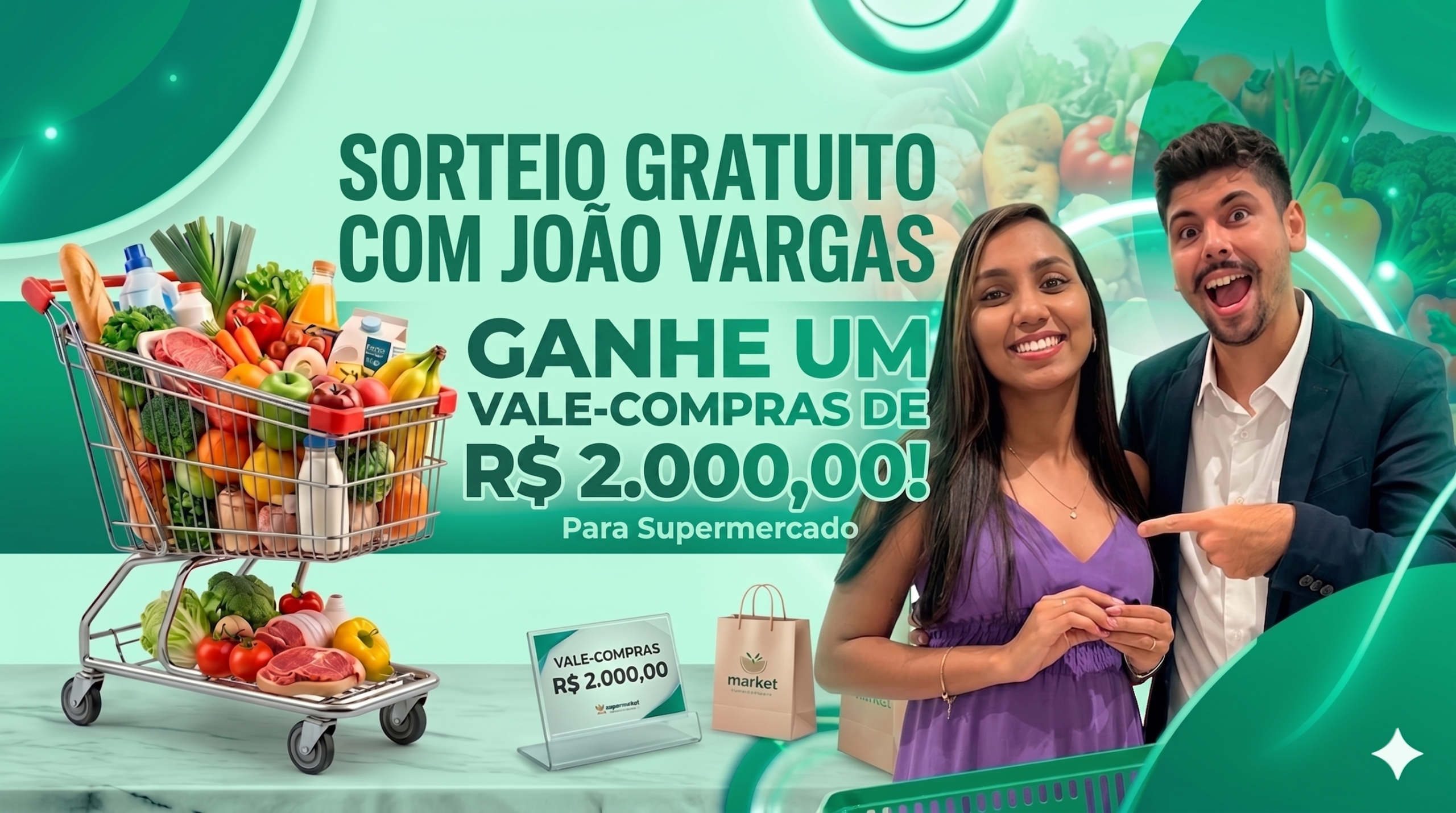 Participa en el Sorteo de 2 mil Reais con João Vargas y Cifra do Bem